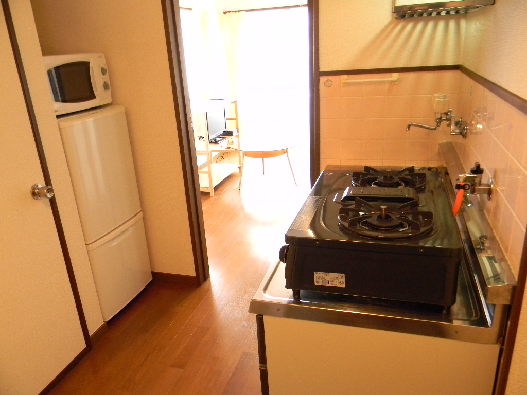Kitchen. With gas stove