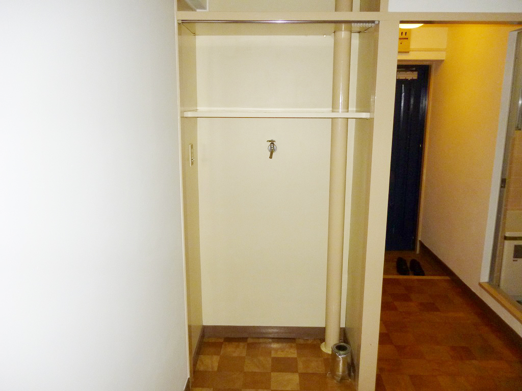 Other room space. Washing machine in the room