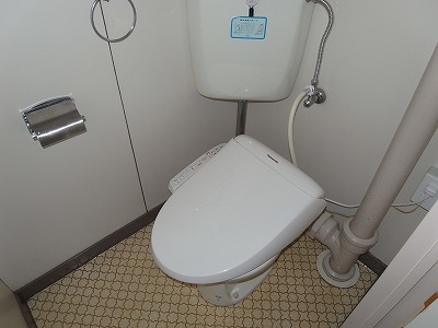 Toilet. With warm water washing toilet seat