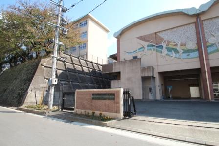 Junior high school. Flower garden 570m walk about 7 minutes until junior high school