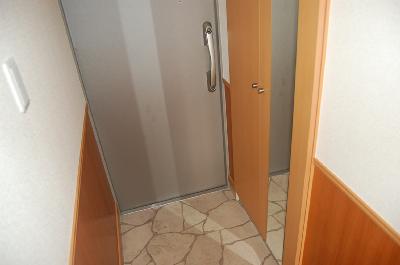 Entrance. Same property separate room photo. There is a large shoe box.