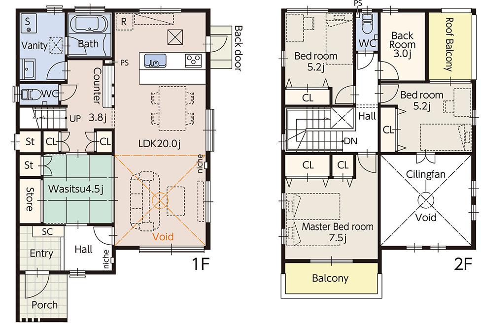 Other. Multi-purpose space and storage full commitment of the floor plan "B No. land Shop style "," Vintage Keyago "