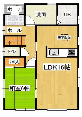 Floor plan. 33,980,000 yen, 4LDK, Land area 159.02 sq m , Building area 105.99 sq m