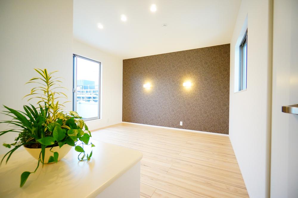 Building plan example (introspection photo). The main bedroom, such as a suite room