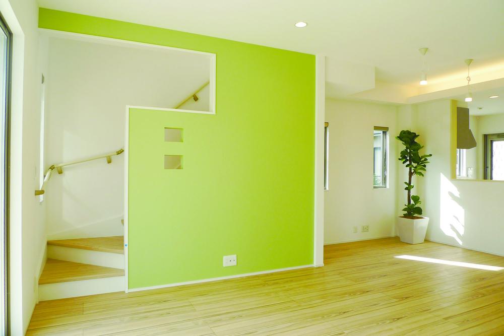 Building plan example (introspection photo). Our concept House (of casual color dwelling)