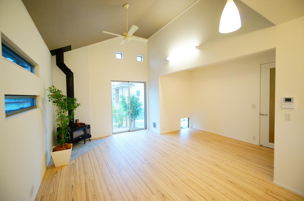 Building plan example (introspection photo). Our concept House (House with a wood-burning stove)