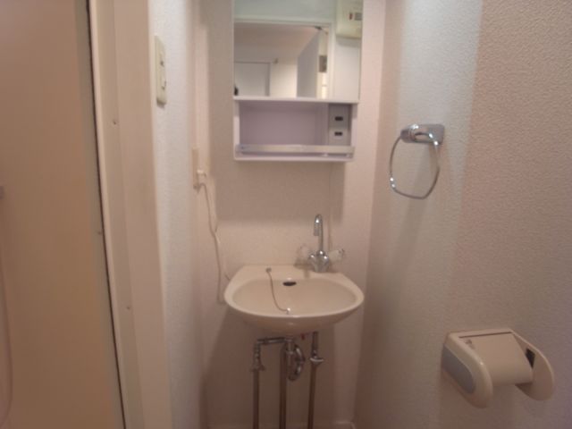 Washroom. Independent wash basin