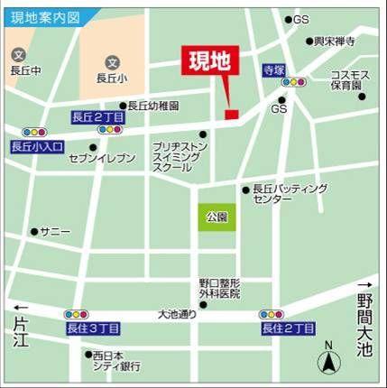 Local guide map. Information map