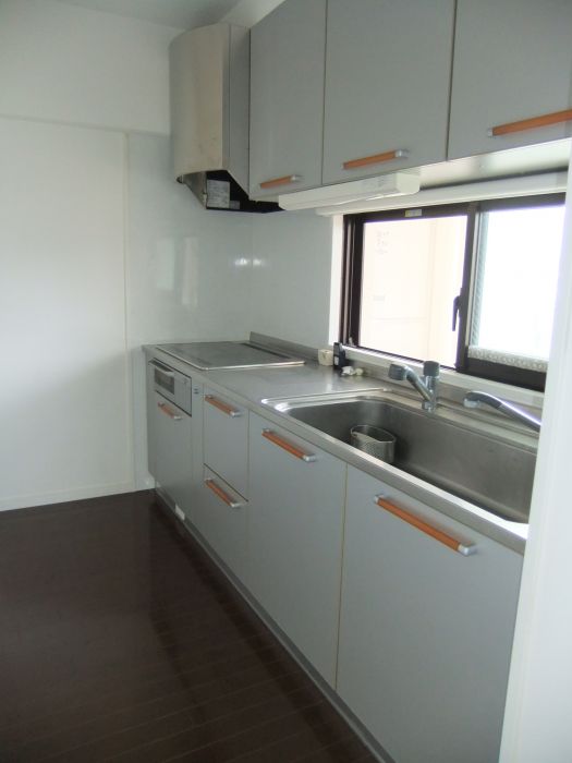 Kitchen. IH kitchen cooking heater. It is quite spread. 