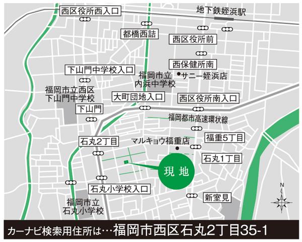 Local guide map. ※ Traffic guide map