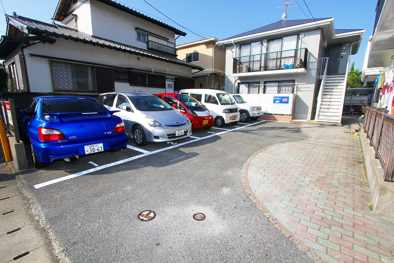 Parking lot. Free parking will be taken on site