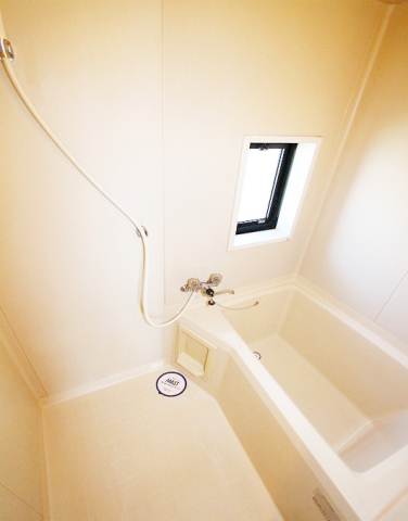 Bath. There is a window in the bathroom ~ ! !
