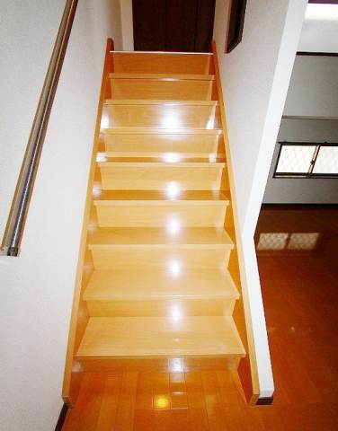 Other room space. There is a staircase in the room. Fashionable