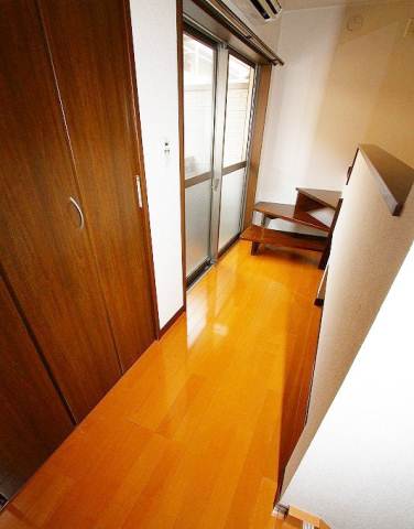 Other room space. Up the stairs, Balconies