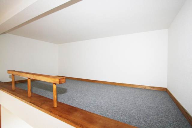 Other room space. Loft as both storage as bedroom