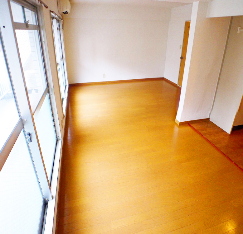 Living and room. Fairly widely this rent the room! Of course, security deposit ・ Key Money 0