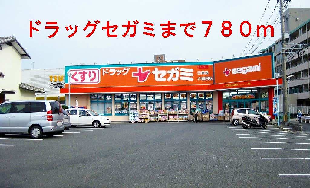 Dorakkusutoa. Drag Segami until (drugstore) 780m