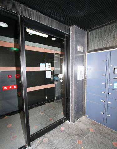 Security. Woman in the auto-lock also safe