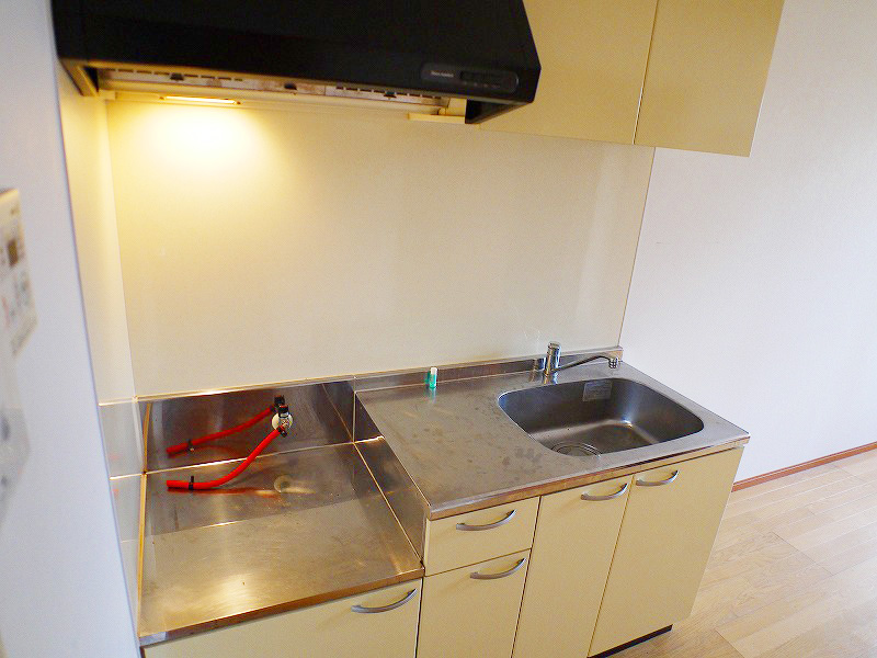 Kitchen. You can put loose two-burner stove