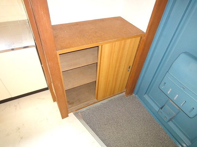 Entrance. There shoebox