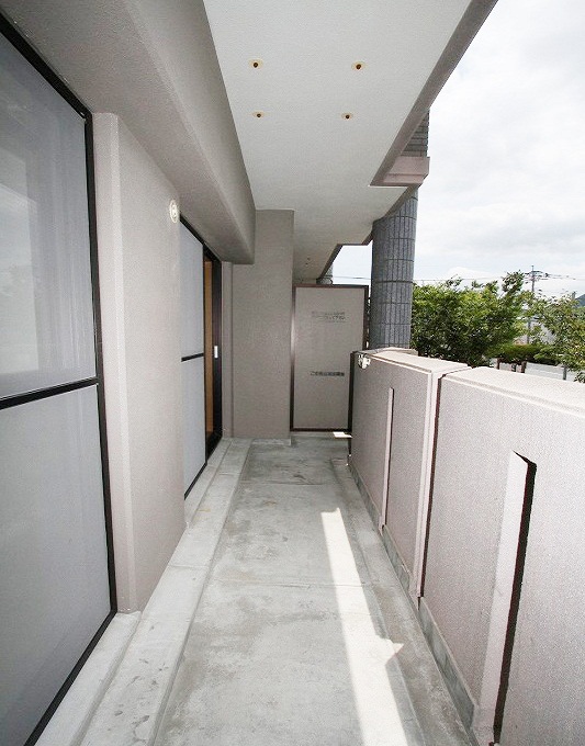 Balcony. Balconies. It is wide