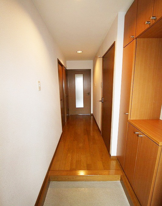 Entrance. Shoe box also thankful of large capacity