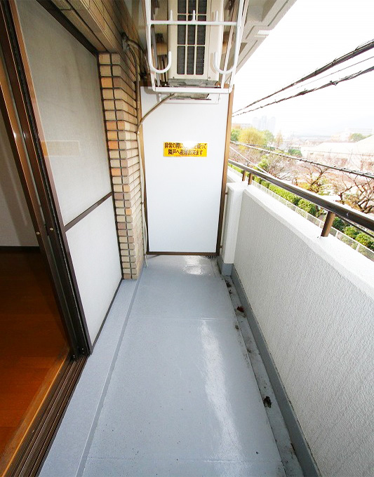 Balcony. Balcony is also wide