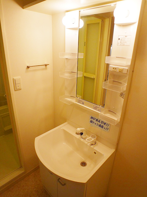 Washroom. Of course, with shampoo dresser