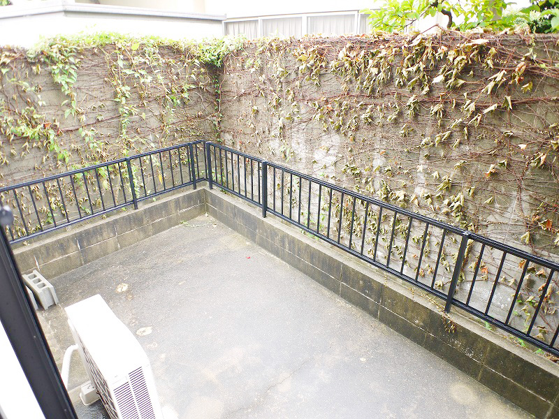 Garden. Spread of balcony! Day is also good