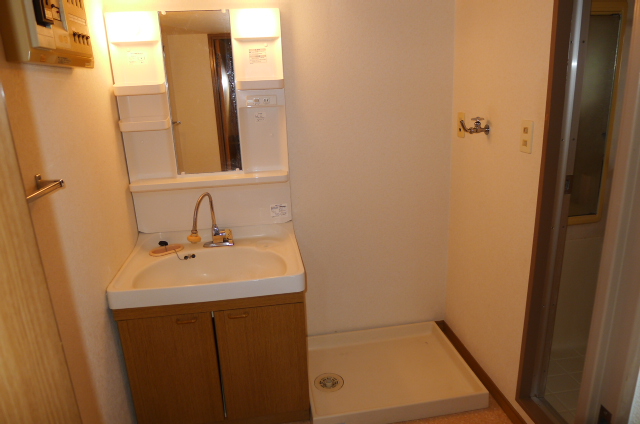 Washroom. With shampoo dresser