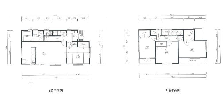 Floor plan. 29,890,000 yen, 4LDK, Land area 190.23 sq m , Building area 105.99 sq m Zenshitsuminami facing 6 quires more sunny