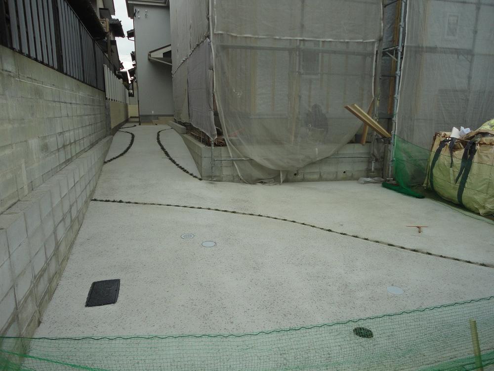 Parking lot. Parallel two parking