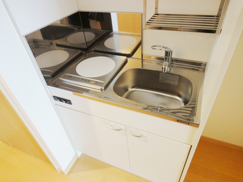 Kitchen. Safety dishes in IH cooking heater