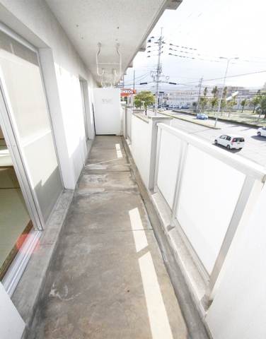 Balcony. Balcony is also wide