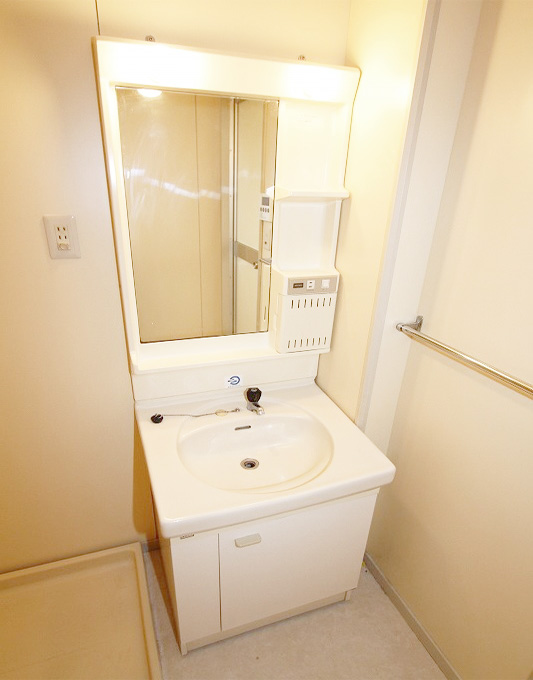 Washroom. Independence is a wash basin