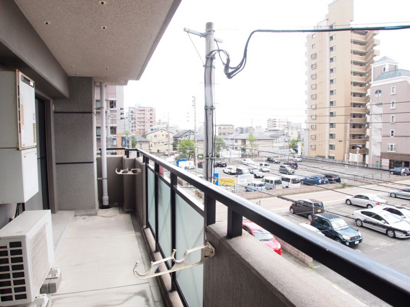 Balcony. Also good day in the south!