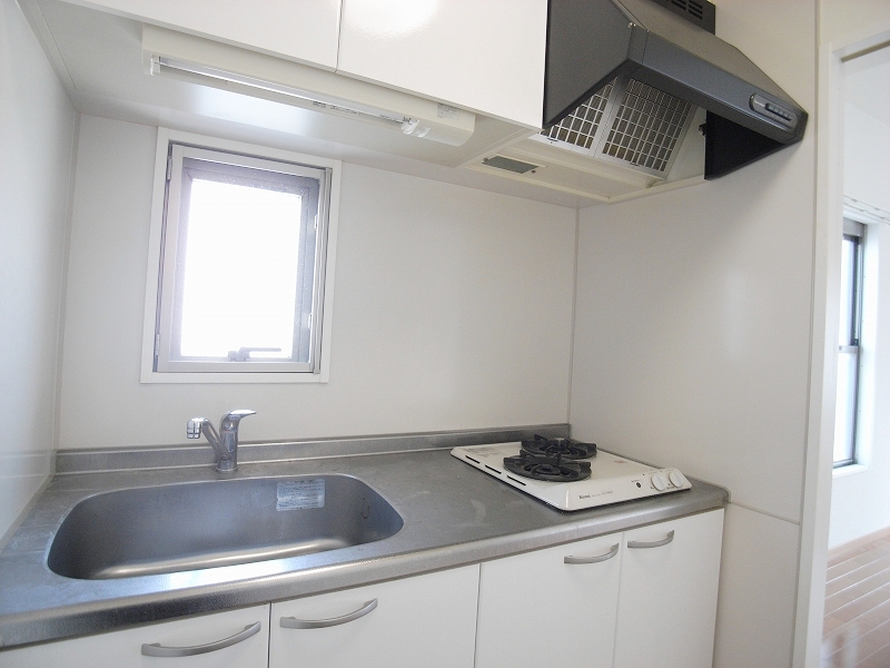 Kitchen. Stand-alone kitchen Kugireru close the door