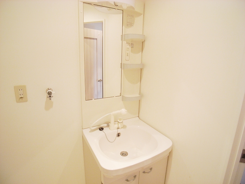 Washroom. Comfortable every morning in the shampoo dresser shiny