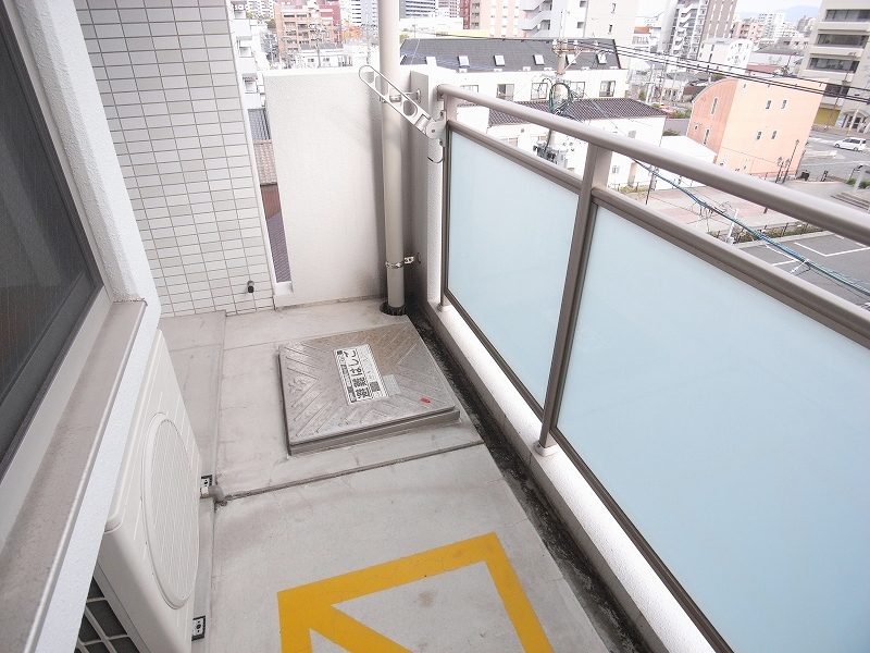 Balcony. The TEL to sunny ahead of us on the south-facing