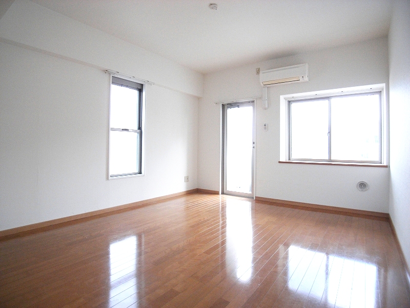 Living and room. Brightness in two-sided lighting is, of course, well-ventilated also good