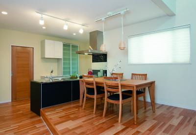 Building plan example (introspection photo). Chikushino Musashi model house