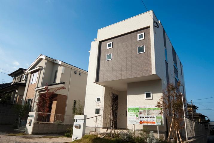 Local appearance photo. House with a carefree play family hole children. Communication of your family will spread.