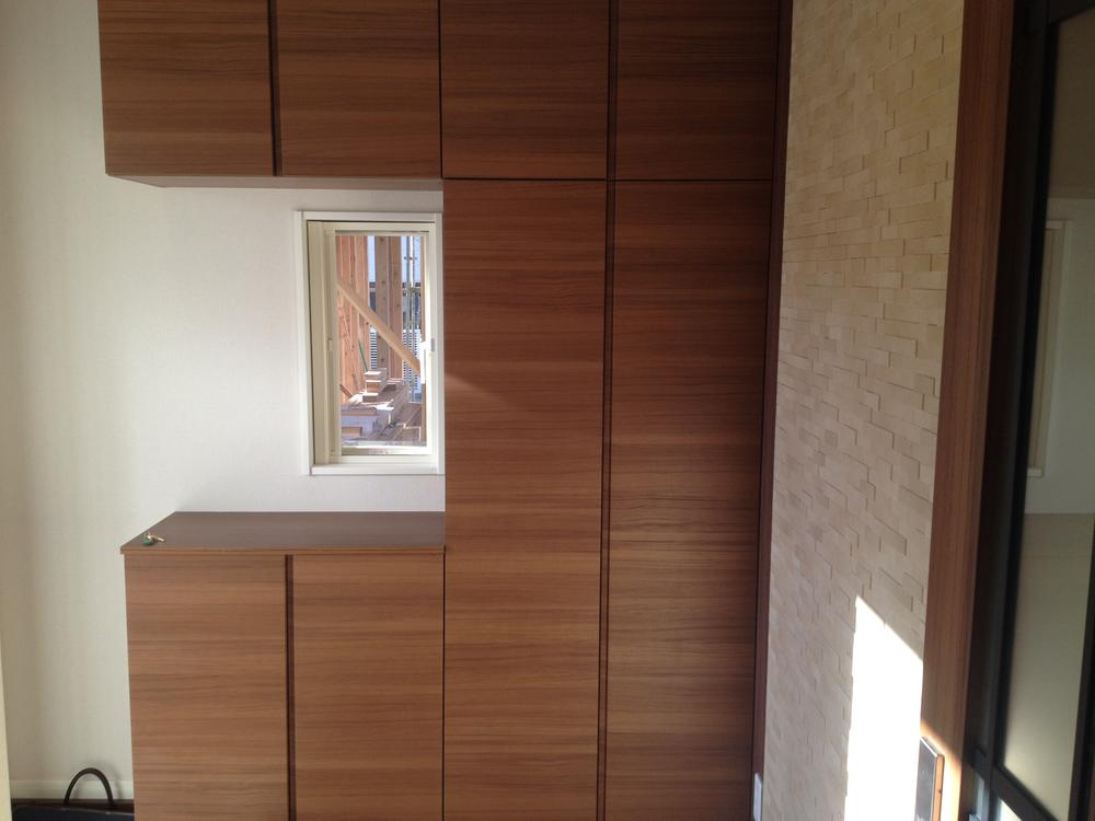 Entrance. Building B shoe box