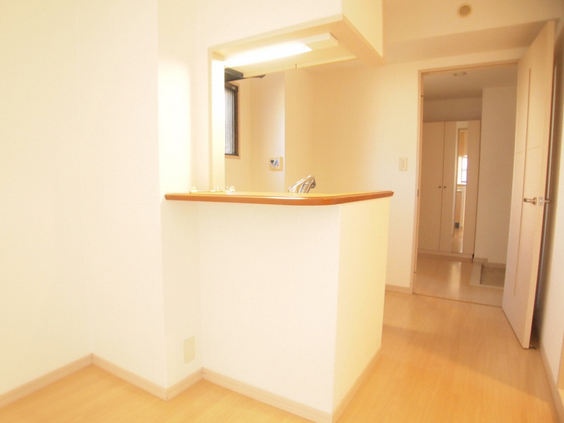 Kitchen. It is counter type of kitchen