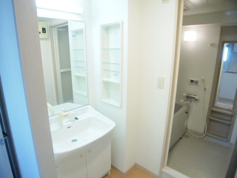 Washroom. It comes with shampoo dresser