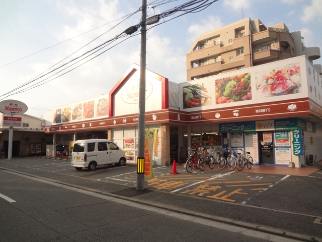 Supermarket. Mommy's autumn leaves store up to (super) 352m