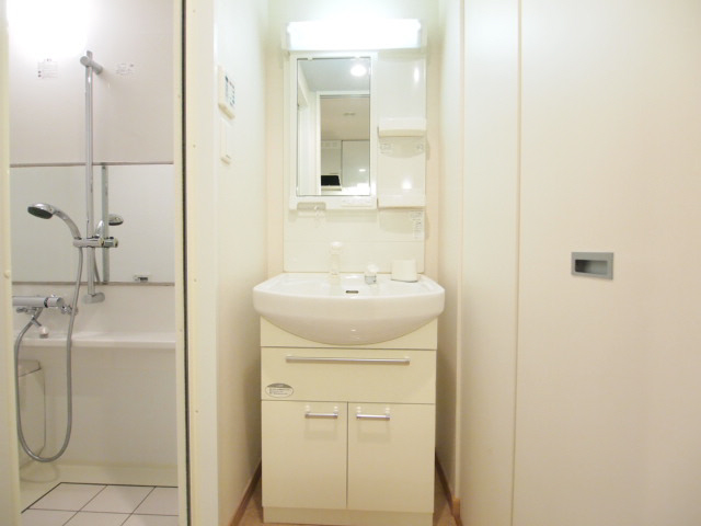 Washroom. Of course shampoo dresser