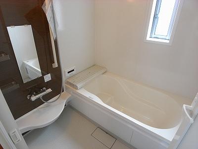 Bathroom. The photograph is a model house