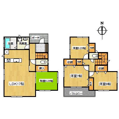 Floor plan. 29,800,000 yen, 4LDK, Land area 146.41 sq m , Building area 98.12 sq m
