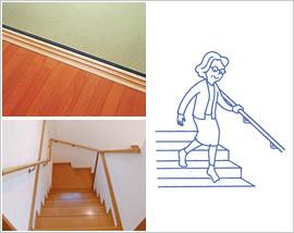 Construction ・ Construction method ・ specification. It was thought to live a long time, Friendly barrier-free specification for people who live. With less room step, Prevent a stumble and fall accident. Stairs and bathroom, The toilet has established the handrail.